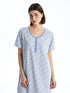 LC Waikiki U Neck Patterned Women'S Nightdress